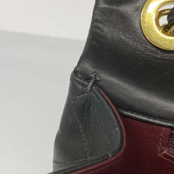 Chanel Shoulder Bag, Large Matelasse, Double Chain, Lambskin, Black, Women's - Picture 15 of 16